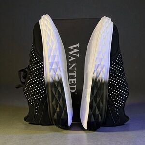 Last Pair ! NEW IN BOX Wanted Black with Rhinestones “Tiara”Sneaker SIZE 8